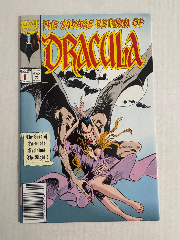 THE SAVAGE RETURN OF DRACULA #1 NM NEWSSTAND