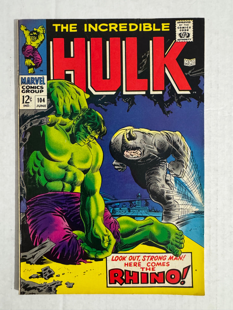 INCREDIBLE HULK #104 FN-