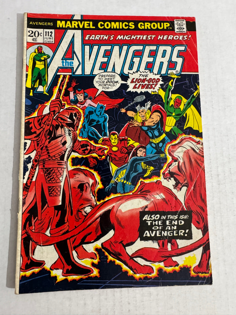 AVENGERS #111 VG- 1ST APPEARANCE
