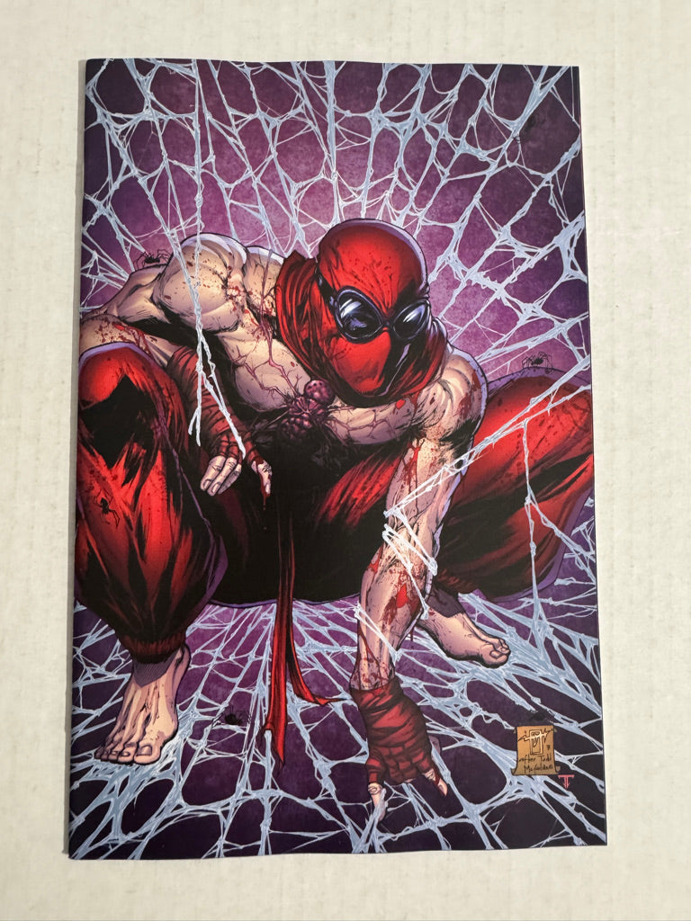 MIDNIGHT SPIDER-MAN #1 NM NYCC Jonathan Uribe Virgin Homage Variant