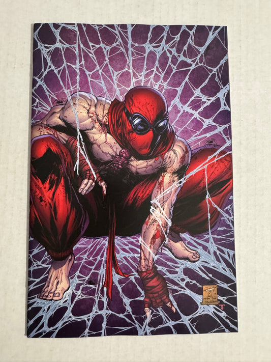 MIDNIGHT SPIDER-MAN #1 NM NYCC Jonathan Uribe Virgin Homage Variant