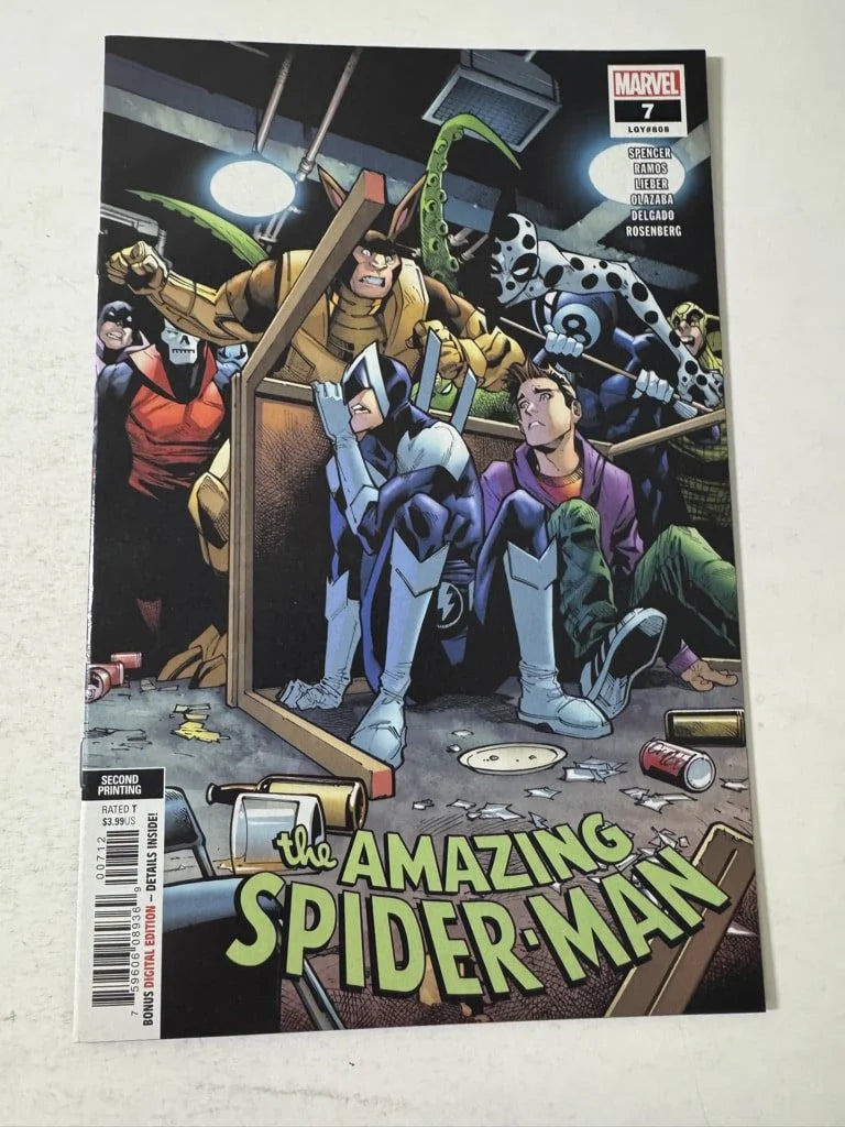 AMAZING SPIDER-MAN #7 Vol 5 NM 2nd Print Variant