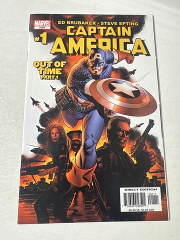 CAPTAIN AMERICA #1 Vol 5 NM- 1ST APPEARANCE