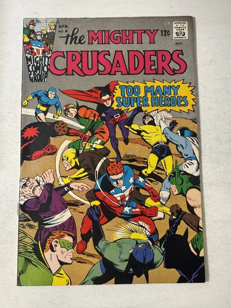 THE MIGHTY CRUSADERS #4 FN-