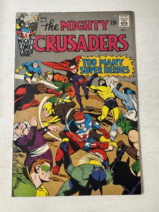 THE MIGHTY CRUSADERS #4 FN-