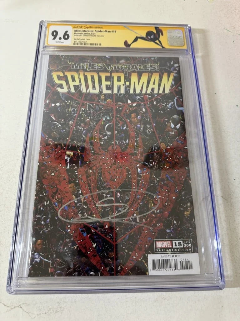 MILES MORALES: SPIDER-MAN #18 CGC SS 9.6 Garcin Variant SIGNED