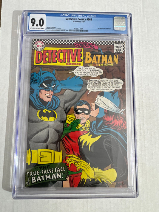 DETECTIVE COMICS #363 CGC 9.0
