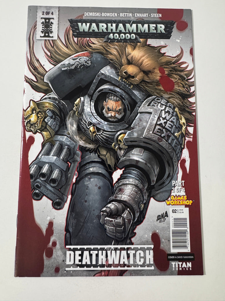 WARHAMMER 40000 Deathwatch #2 VF/NM David Nakayama Cover