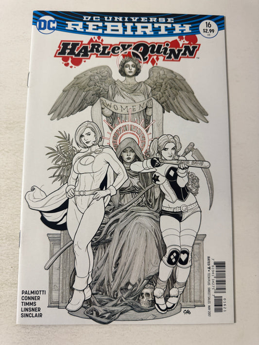 HARLEY QUINN #16 Vol 3 NM Frank Cho Variant
