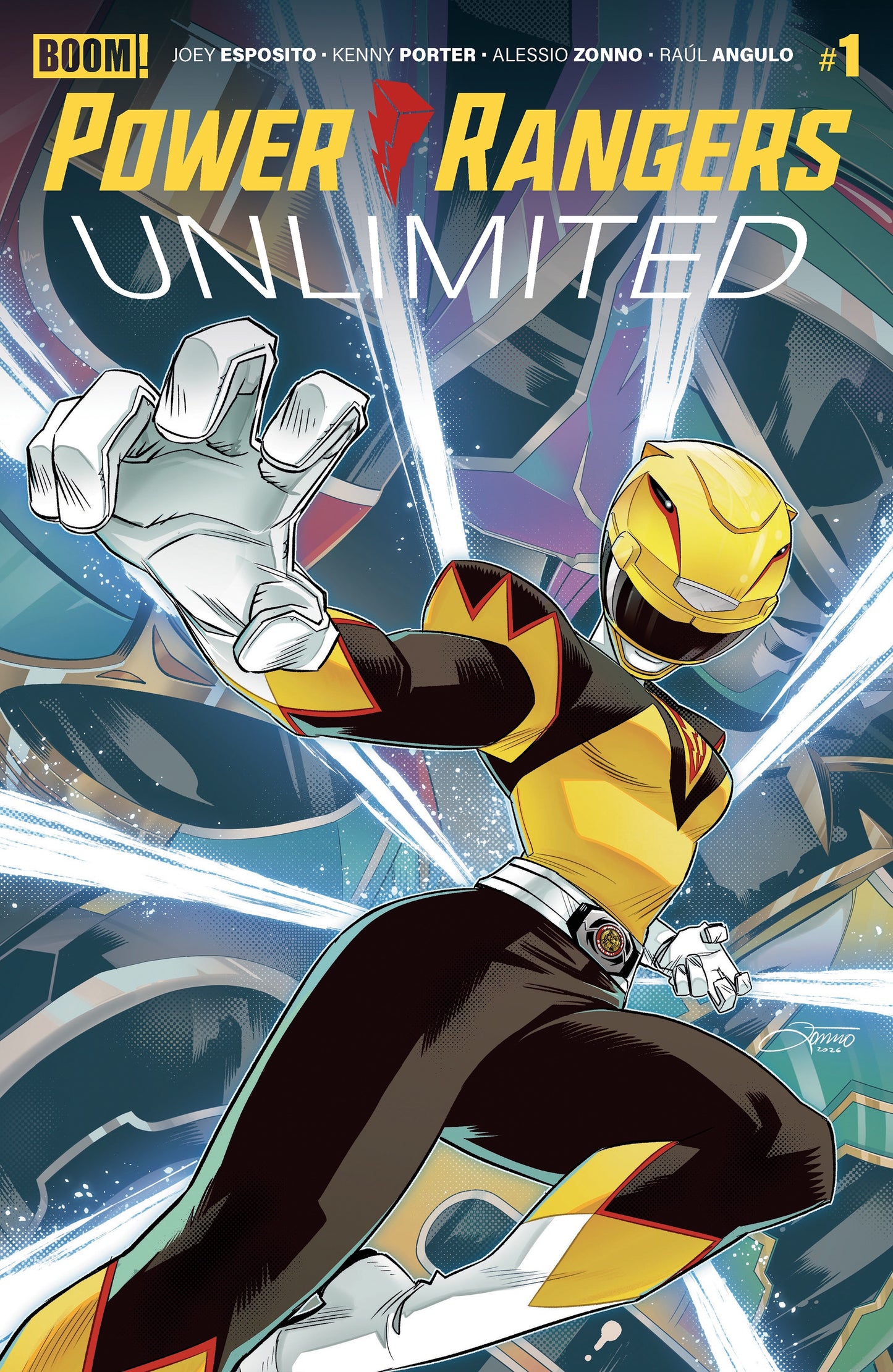 PRE-SALE: Power Rangers Unlimited #1 ZB 2nd Printing (Dressed, Zonno)
