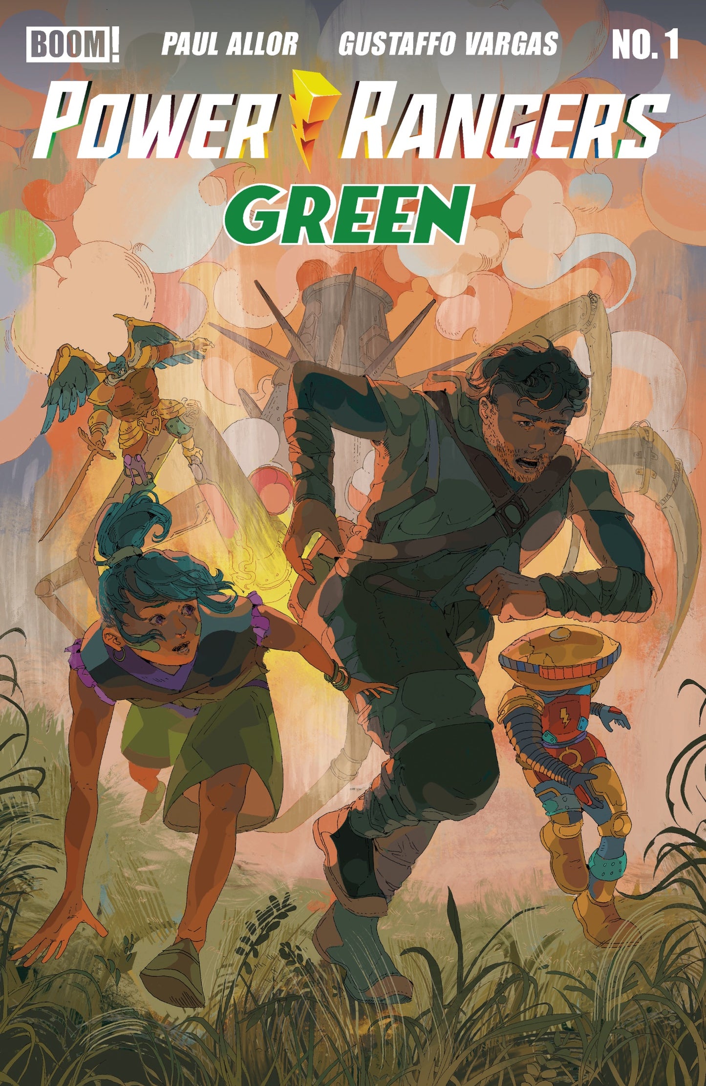 PRE-SALE: Power Rangers Green #1 M FOC Reveal Variant (Dressed, Lee)