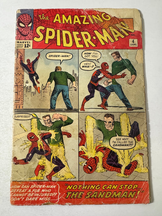 AMAZING SPIDER-MAN #4 FR 1ST APPEARANCE