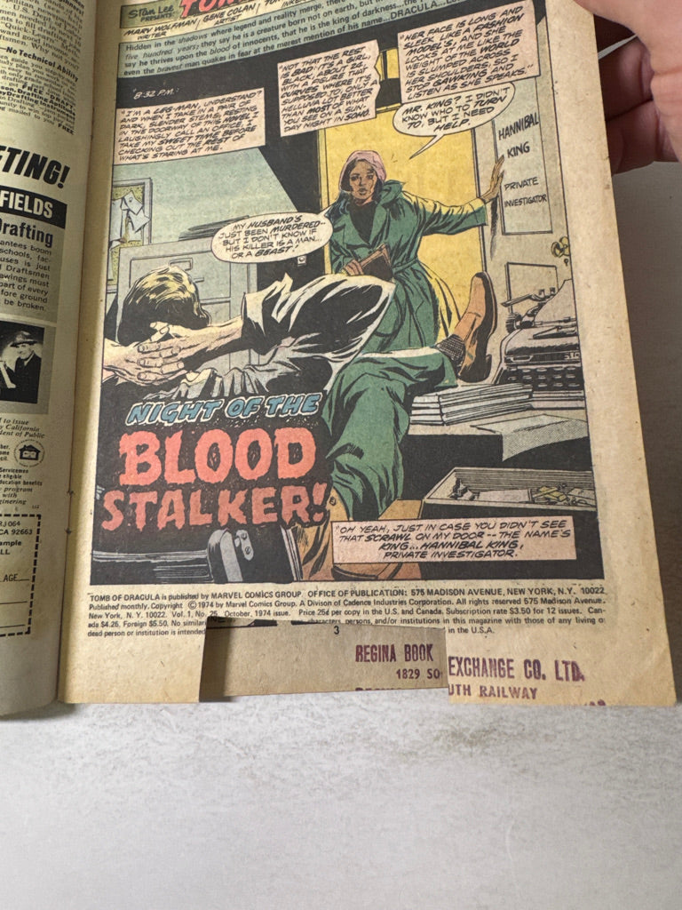 THE TOMB OF DRACULA #25 GD 1ST APPEARANCE