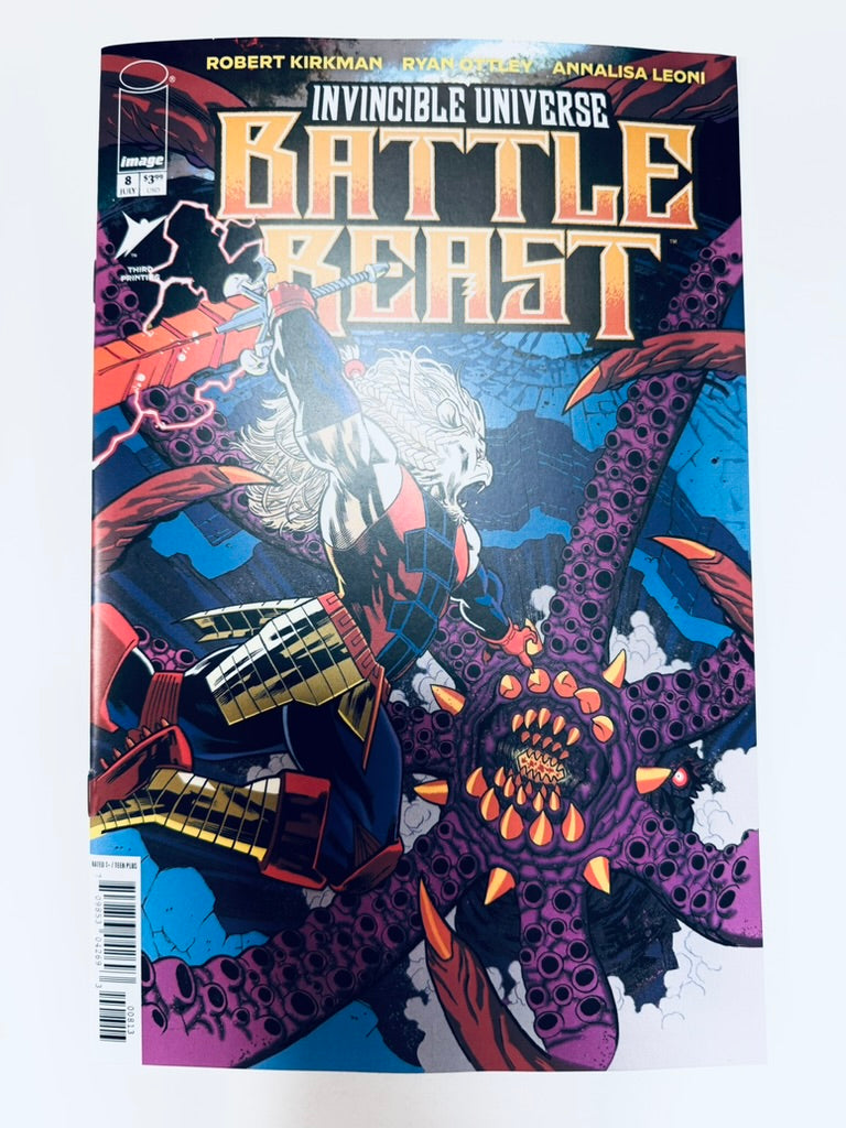 INVINCIBLE UNIVERSE: BATTLE BEAST #8 NM 3rd Printing Mike Hawthorne