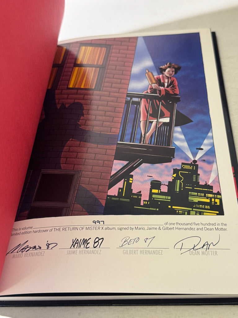 THE RETURN OF MISTER X HC OOP SIGNED 4x LTD to 1500