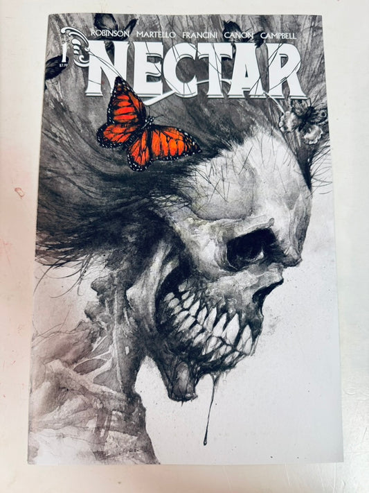 Nectar #1 NM Cover F 1:50 Jonathan Wayshak Black & White Variant