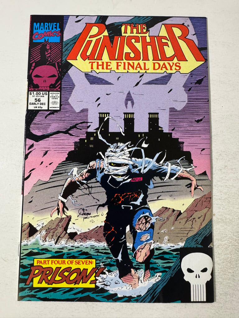 PUNISHER #56 Vol 2 NM- Joe Quesada Cover