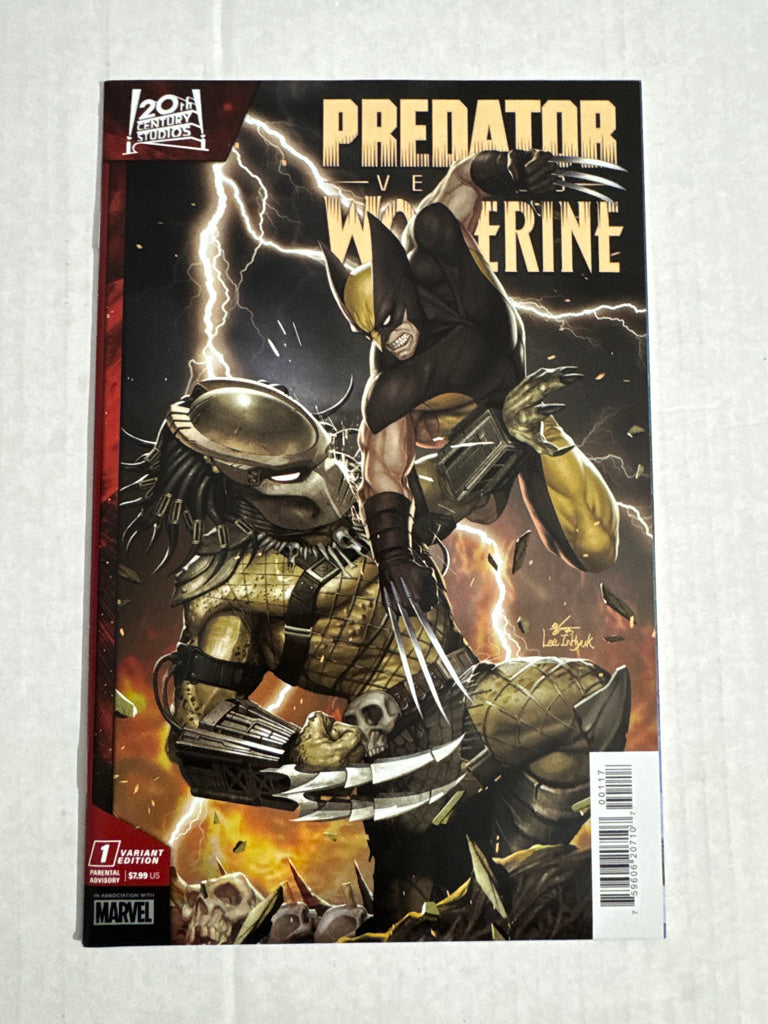 PREDATOR VERSUS WOLVERINE #1 NM 1:50 Lee InHyuk Variant