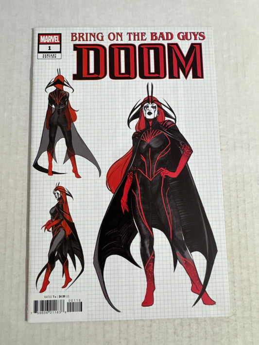 BRING ON THE BAD GUYS DOOM #1 NM 1:10 Design Variant 1ST APPEARANCE