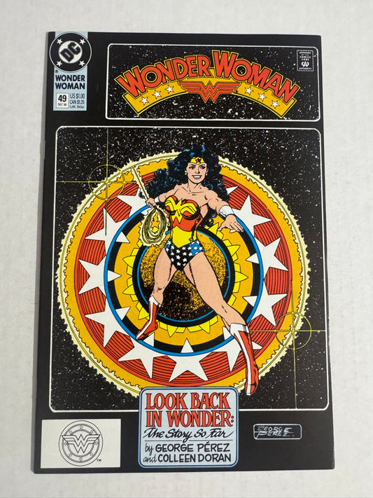 WONDER WOMAN #49 Vol 2 NM George Perez Cover