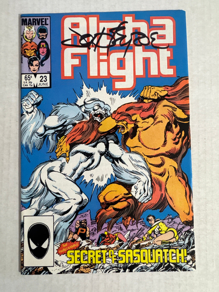 ALPHA FLIGHT #23 NM SIGNED by John Byrne