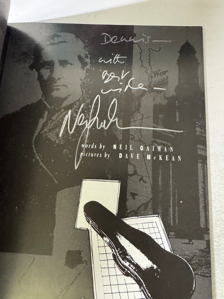 VIOLENT CASES TPB SIGNED by Neil Gaiman