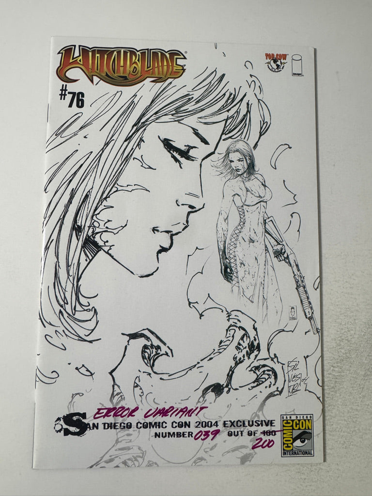WITCHBLADE #76 VF/NM SDCC Silvestri Error Variant LTD 200