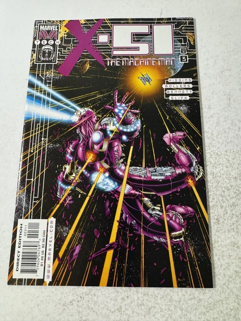 X-51 MACHINE MAN #3 NM