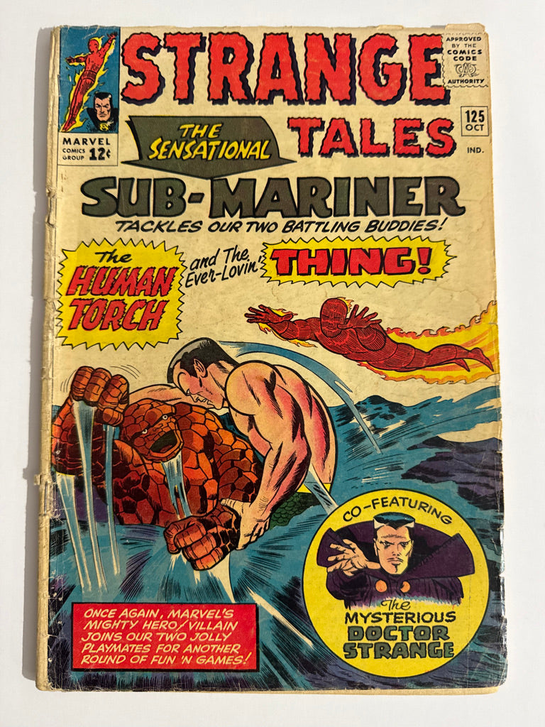 STRANGE TALES #125 GD