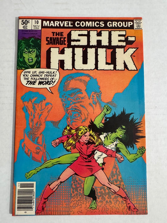 SAVAGE SHE-HULK #10 FN/VF NEWSSTAND