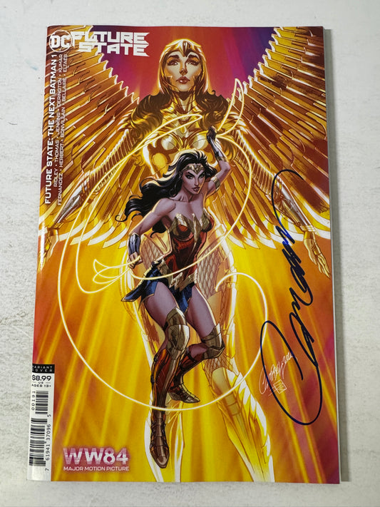 FUTURE STATE BATMAN #1 NM J Scott Campbell Wonder Woman Variant SIGNED