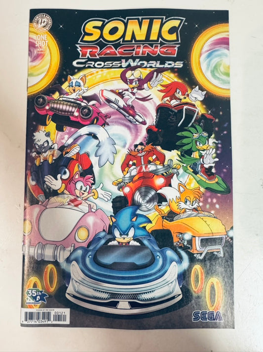 Sonic the Hedgehog: Sonic Racing CrossWorlds #1 NM Cover B Rik Mack Variant