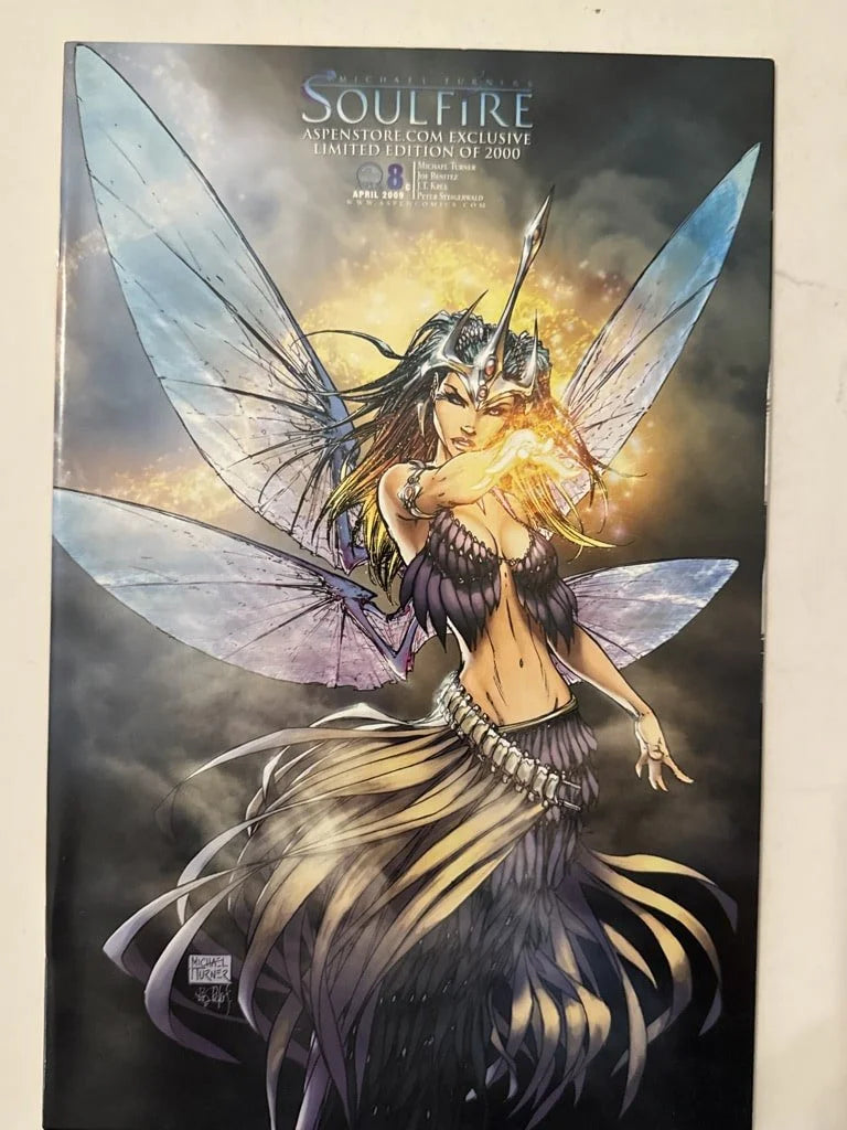 SOULFIRE #8 NM- Michael Turner Aspen Exclusive Variant LTD 2000