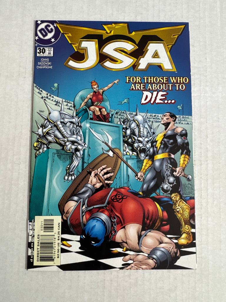 JSA #30 NM- Rags Morales Cover