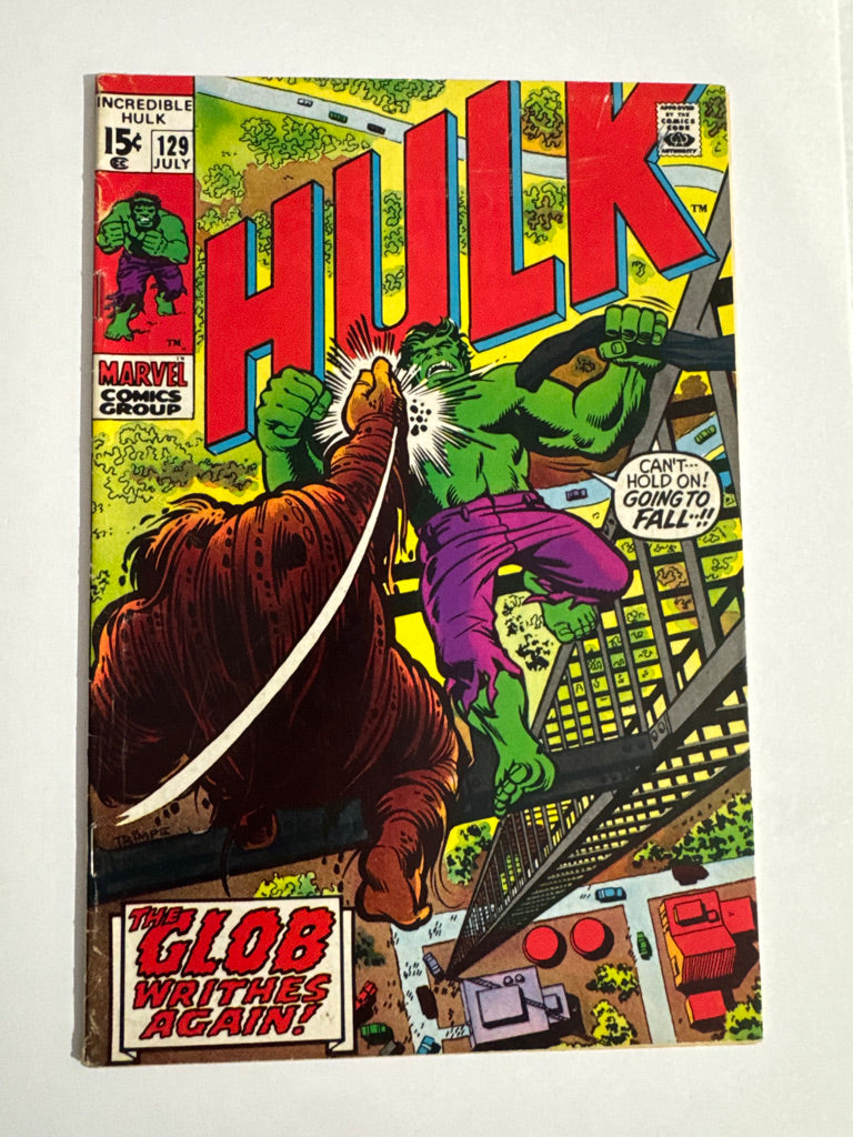INCREDIBLE HULK #129 VG+