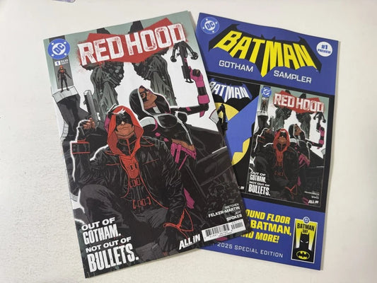 RED HOOD #1 NM W/ Gotham Sampler Preview RECALLED & CANCELLED