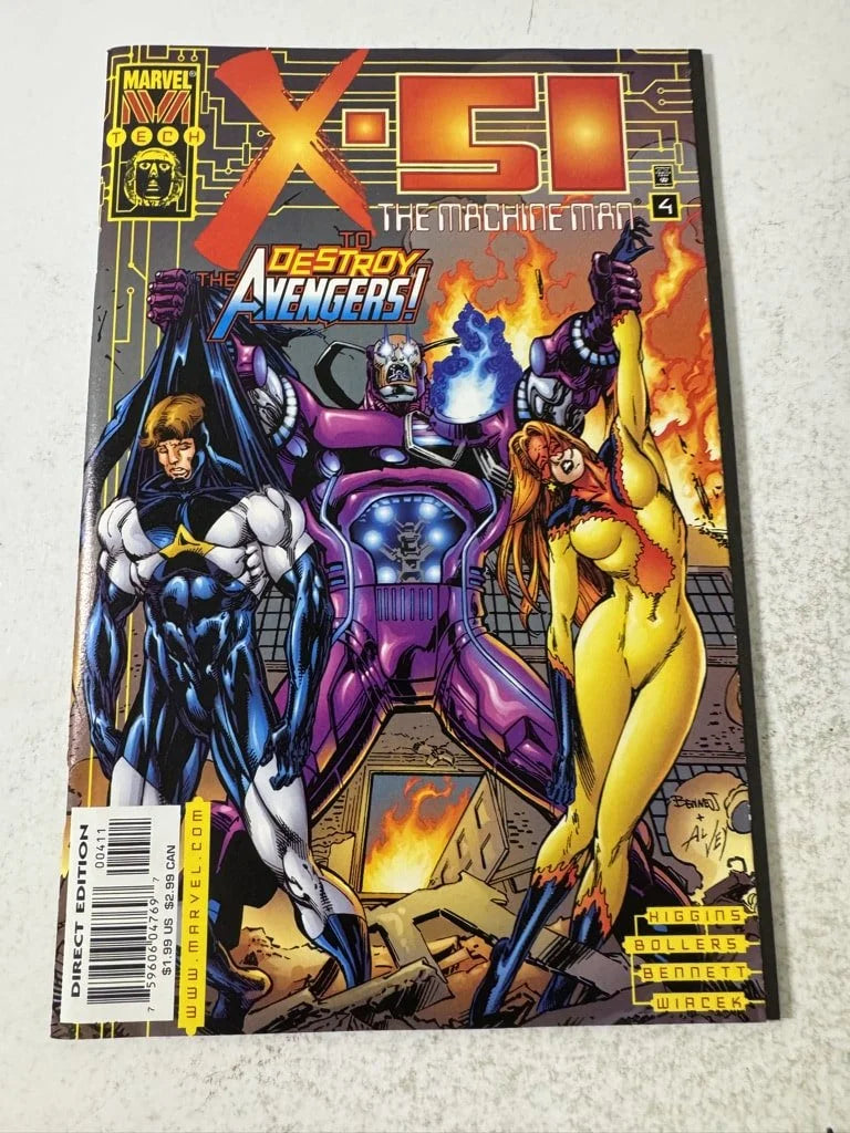 X-51 MACHINE MAN #4 NM
