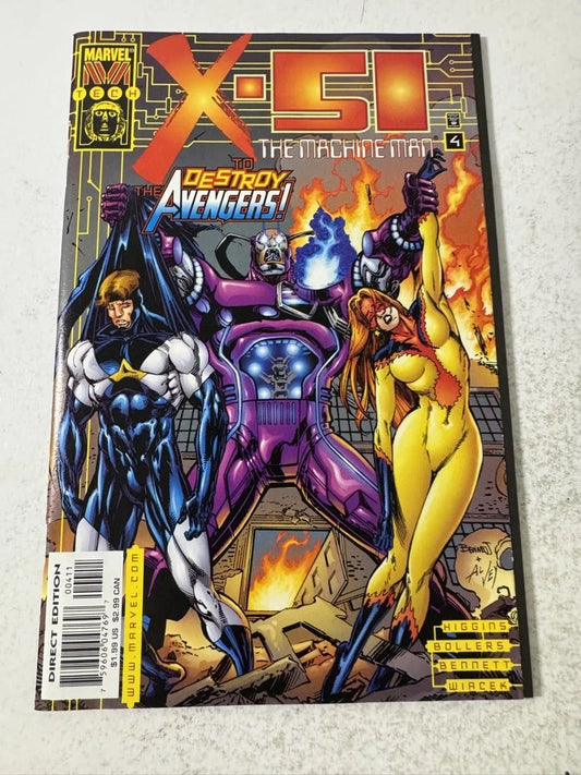 X-51 MACHINE MAN #4 NM