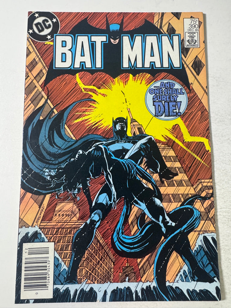 BATMAN #390 VF- NEWSSTAND
