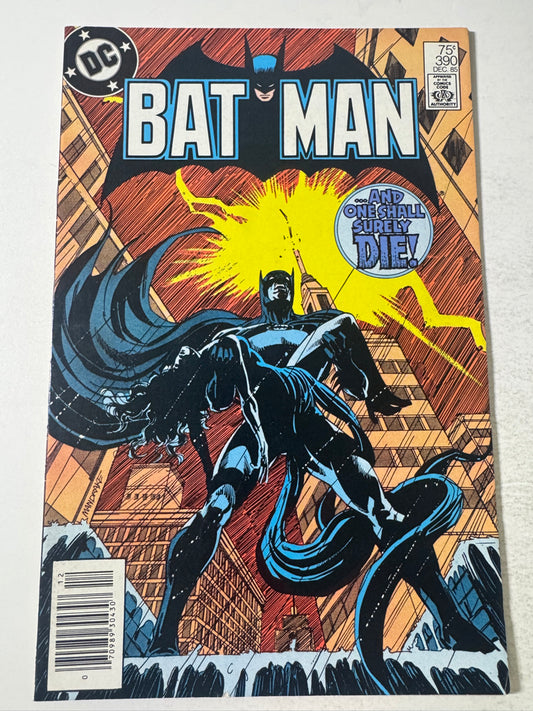 BATMAN #390 VF- NEWSSTAND