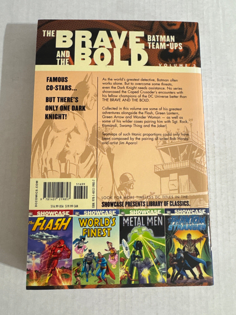 SHOWCASE PRESENTS THE BRAVE AND THE BOLD BATMAN TEAM-UPS Vol 3 TPB NM OOP