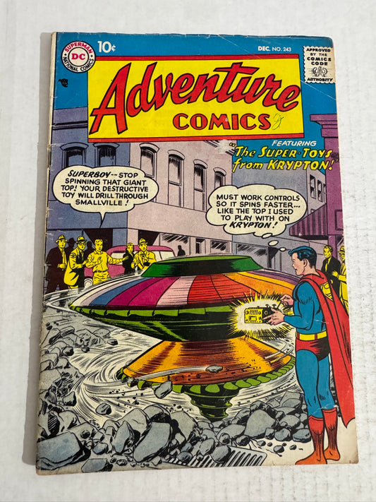 ADVENTURE COMICS #243 GD/VG
