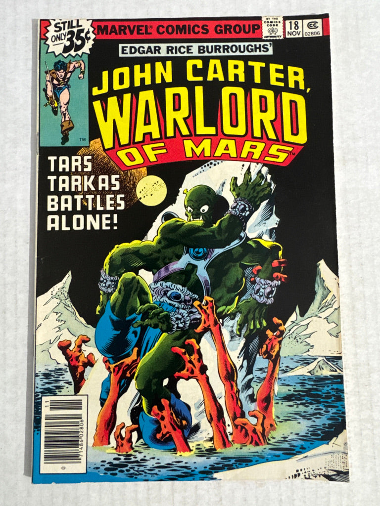 JOHN CARTER WARLORD OF MARS #18 VG/FN Frank Miller Cover