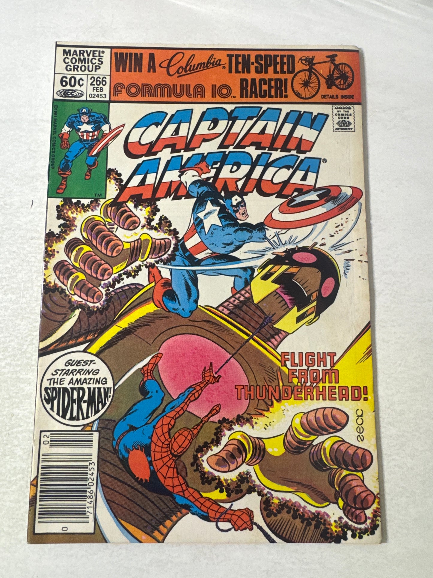 CAPTAIN AMERICA #266 VF+  NEWSSTAND