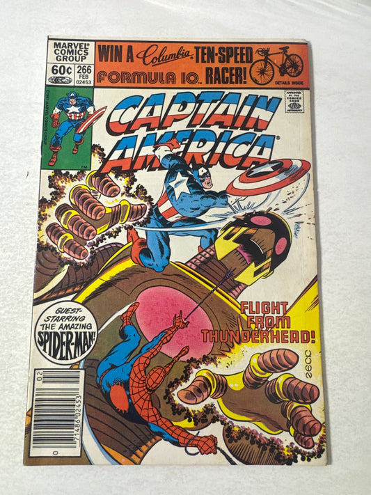 CAPTAIN AMERICA #266 VF+  NEWSSTAND