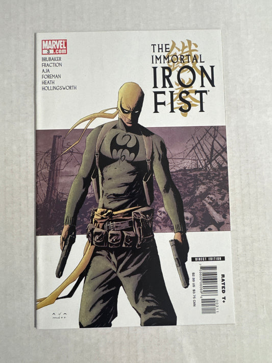 IMMORTAL IRON FIST #3 NM David Aja Cover