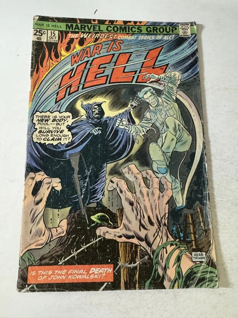 WAR IS HELL #15 GD Last Issue