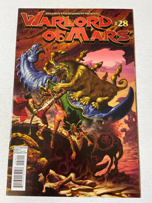 WARLORD OF MARS #28 VF+ Joe Jusko Cover (Dynamite)