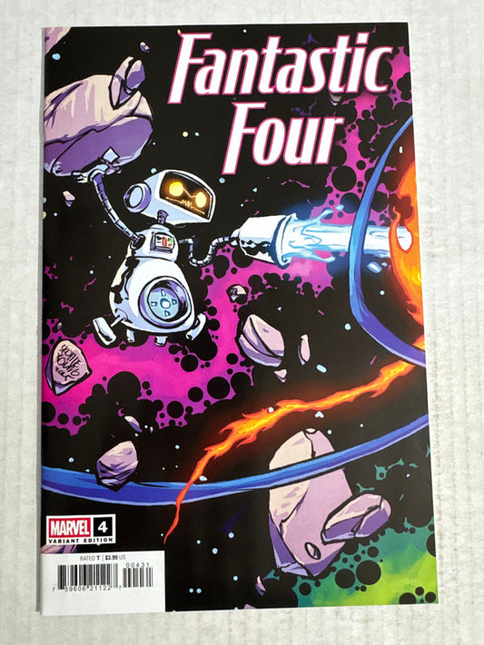 FANTASTIC FOUR #4 Vol 8 NM Skottie Young Variant