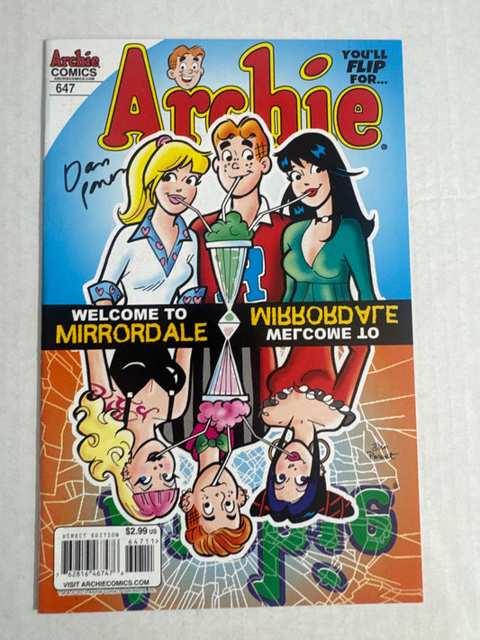 ARCHIE #647 VF/NM SIGNED by Dan Parent